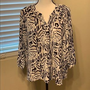 Joie silk snow blouse